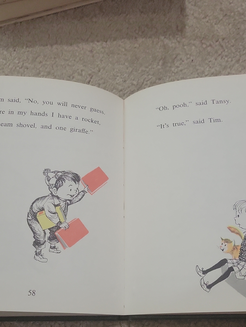 Vintage 1961 TELL ME SOME MORE HARDCOVER BOOK Bonsall Harper - Picture 5 of 6